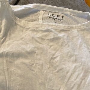 LOFT Vintage Soft Cream Blouse